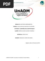 M18 - U2 - A3 - Auditoría en El Sector Público