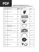 Spare Parts Quotation For Scba & Eebd - 2021.03.19