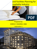 Ergonomics and Facilities Planning For The Hospitality Industry 1