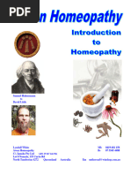 Awen Homeopathy - Introduction To Homeopathy