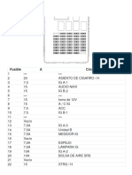 Diagrama de Fusibles Subaru Crosstrek