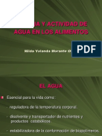 El Agua y Actividad Del Agua en Los Alimentos-2010