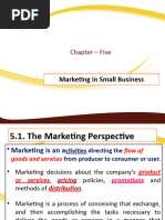 CHAPTER - 5 Marketing in Small Business