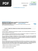 Amélioration de L'organisation Comptable. Cas de L'entreprise BR Sarl (Bà Tisseurs de Richesses) Au Gabon