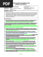 Health and Nutrition Specialist Level 3