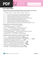 Upper Secondary Academy V Worksheet GSE 38 50 Law and Crime