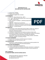 26 - 29 - 13 Enclosed Motor Controllers