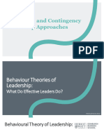 Session 3 Traditional and Contingency Leadership Approaches
