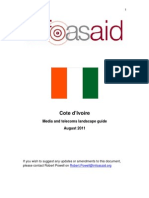 Cote D'ivoire Media and Telecoms Landscape Guide Updated August 2011