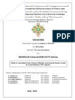 Etude Et Conception D'une Retenue Collinaire ALGERIE