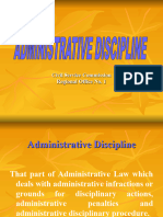 Admin Discipline