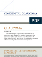 Congenital Glucoma