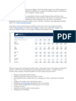 Financial Modeling