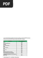 FCFF Formula Excel - Template