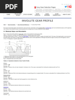 Involute Gear Profile 