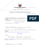 Aplicatii Ale Calculului Diferential Si Integral