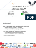 TechTalk Kruppe Espasa RISC V Vectors and LLVM