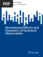 (SpringerBriefs in Physics) S. Lakshmibala, V. Balakrishnan - Nonclassical Effects and Dynamics of Quantum Observables-Springer (2022)