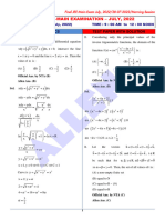 2807 Mathematics Paper With Solution Morning