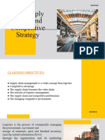 Sub Group 4 - Logistics and Supply Chain