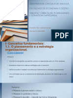 Planeamento e Estratégia Empresarial