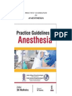 Practice Guidelines in Anesthesia-Saeed A. Razzak