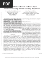 Review (3) A Comprehensive Review On Email Spam Classification Using Machine Learning Algorithms