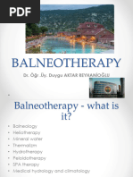 7) Balneotherapy