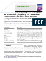 Bioproduction of Hydrogen by Simultaneous Saccharification