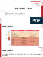 UN - I - Aula 1 - Heterogeneidade Das Células Do Sangue