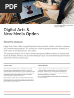 Digital Arts and New Media