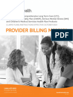 Provider Billing Manual 010219