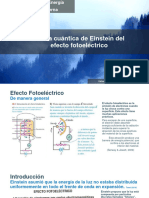 Teoría Cuántica de Einstein Del Efecto Fotoeléctrico