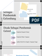 Dioda Sebagai Pembentuk Gelombang: Dosen Pengampu: Drs - Hufri, M.Si