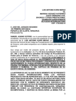 Ofrecimiento Pliegos Interrogatorios Testigos Korsi