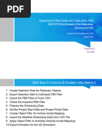 Guide To 4D Simulation For VDC Using Fuzor