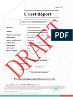 EMC Test Report: Draft