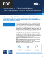 Intel Converged Edge Media Platform Cloud Native Media Services at The Network Edge 16774