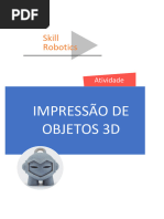 3D Impressão de Objetos