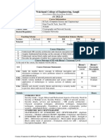 Final Year BTech CSE Syllabus 2022-23