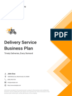 Delivery Service Business Plan