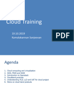 Cloud - Training 19 10 2019