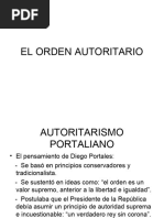 El Orden Autoritario