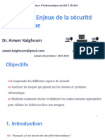 Securité Informatique - Chapitre 1