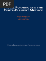 Metalformingandthefinite Elementmethod Shiro Kobayashi