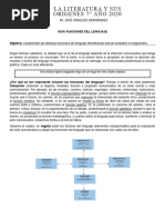 Funciones Del Lenguaje Septimo Junio