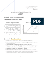 Document 2 - MLR and Fama-French Model 