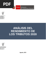 Analisis Rendimiento Tributos 2020