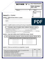 Devoir 1 Modele 2 Informatique 3ac Semestre 1