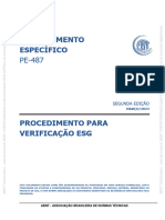 Procedimento Especifico PE-487 ABNT